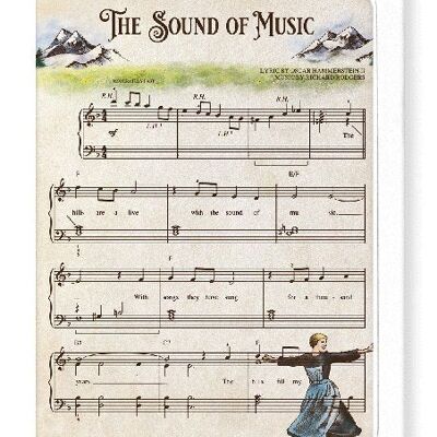 SOUND OF MUSIC Greeting Card