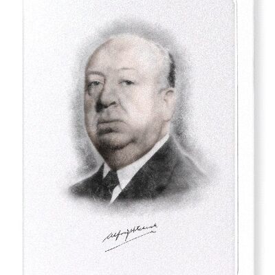 ALFRED HITCHCOCK 1899-1980  Greeting Card