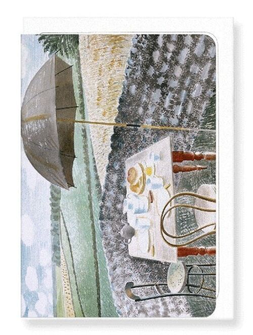 TEA AT FURLONGS 1939  Greeting Card