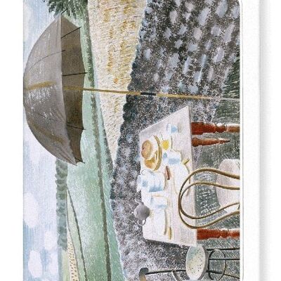 TEA AT FURLONGS 1939  Greeting Card