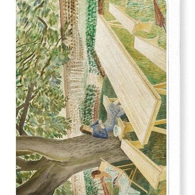 TWO WOMEN IN A GARDEN 1933  Greeting Card