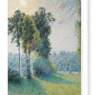 LANDSCAPE AT SAINT-CHARLES, SUNSET 1891  Greeting Card