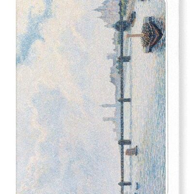 CHARING CROSS BRIDGE 1890  Greeting Card