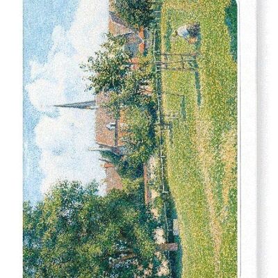 THE HOUSE OF THE DEAF WOMAN AND THE BELFRY AT ERAGNY 1886  8xCards