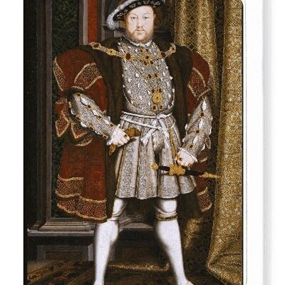 PORTRAIT OF KING HENRY VIII C.1536  Greeting Card