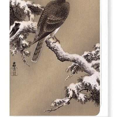 EAGLE AND PINE TREE Japanese Greeting Card