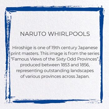 NARUTO WHIRLPOOLS Japonais Carte de vœux 3