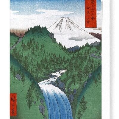 MONTAÑAS IZU Japonés Tarjetas de felicitación