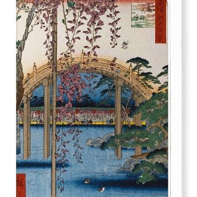 KAMEIDO SHRINE Japanische Grußkarte