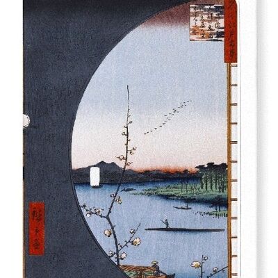 VIEW FROM SHRINE Japanese Greeting Card