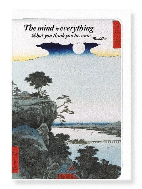MIND IS EVERYTHING Japanese Greeting Card