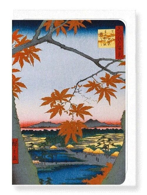 MAPLE LEAVES AT MAMA Japanese Greeting Card