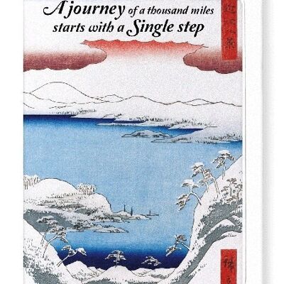 THOUSAND MILE Japanese Greeting Card