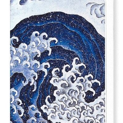 FEMININE WAVES Japanese Greeting Card