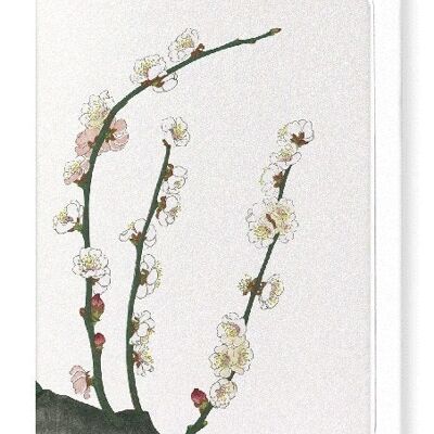 PLUM BLOSSOM Carte de vœux japonaise