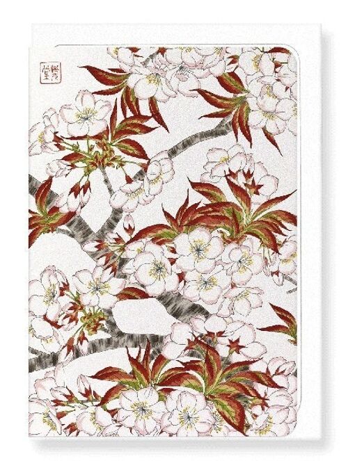 CHERRY BLOSSOM FLOWERS Japanese Greeting Card