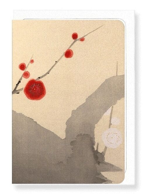 PLUM BLOSSOM FLOWERS Japanese Greeting Card