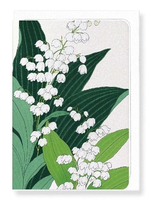 LILY OF THE VALLEY Japanese Greeting Card