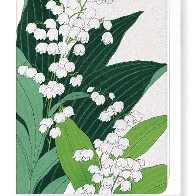 Biglietto d'auguri giapponese LILY OF THE VALLEY