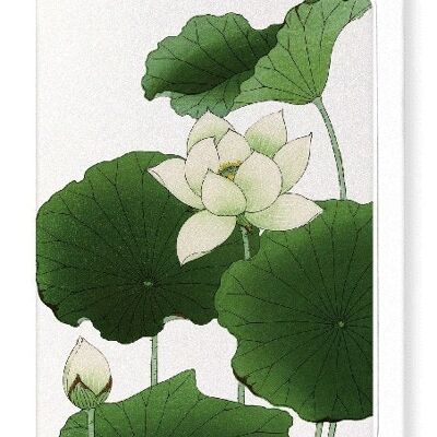 FLEUR DE LOTUS Japonais Carte de vœux