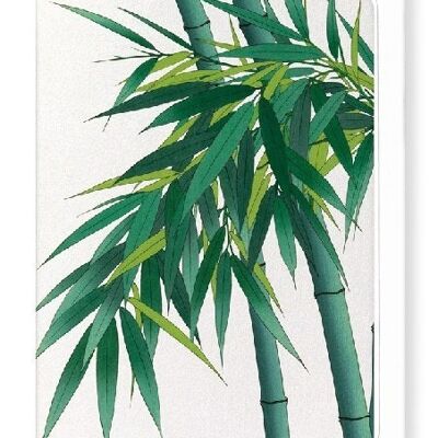 Japanische Grußkarte aus Bambus