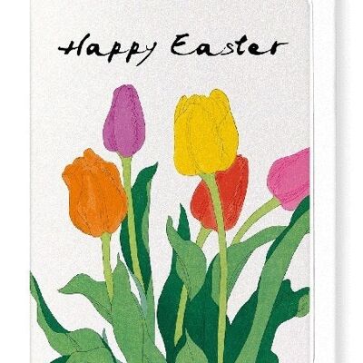 EASTER TULIP Japanese Greeting Card