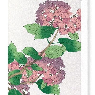 Hortensie japanische Grußkarte