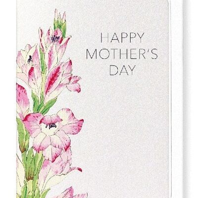 MOTHER’S DAY GLADIOLUS FLOWER Japanese Greeting Card