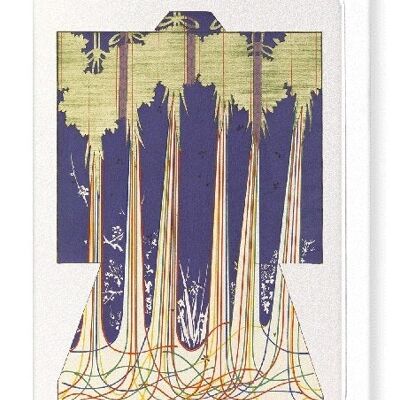 KIMONO OF FIVE COLOURED STRINGS OF BUDDHISM 1899  8xCards