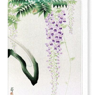 WISTERIA Japanese Greeting Card