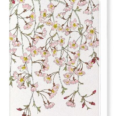 SHIDAREZAKURA FLORES Japonés Tarjetas de felicitación