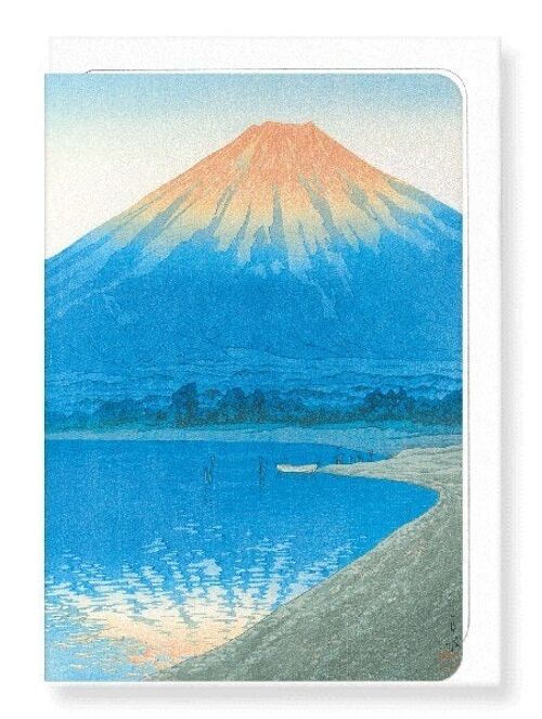 DAWN ON LAKE YAMANAKA Japanese Greeting Card