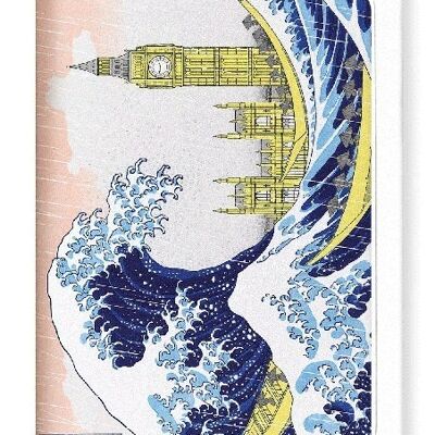 GREAT WAVE OF LONDON Japanese Greeting Card