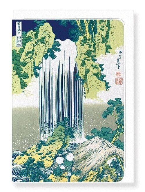 YORO WATERFALL Japanese Greeting Card
