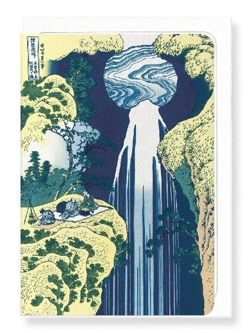 AMIDA FALLS Japanese Greeting Card