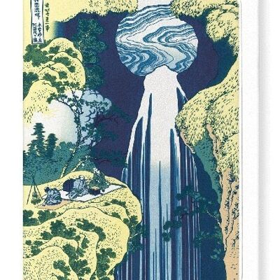 AMIDA FALLS Japanese Greeting Card