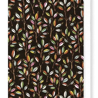 COLOURFUL BRANCHES Japanese Greeting Card