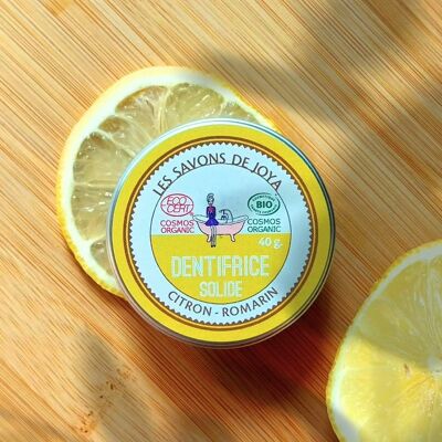 Lemon - Rosemary solid toothpaste