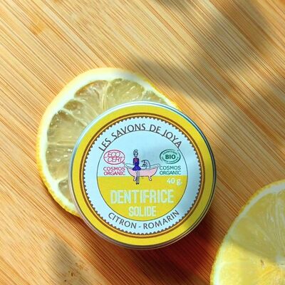 Lemon - Rosemary solid toothpaste