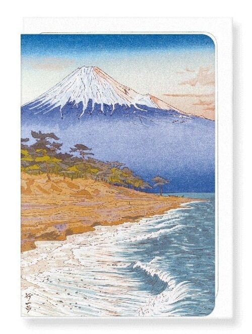 MOUNT FUJI FROM THE COAST OF HAGOROMO Japanese Greeting Card Japanese