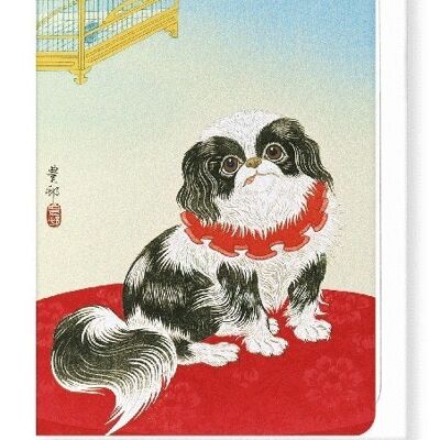 PEKINGESE DOG C.1930  Japanese Greeting Card