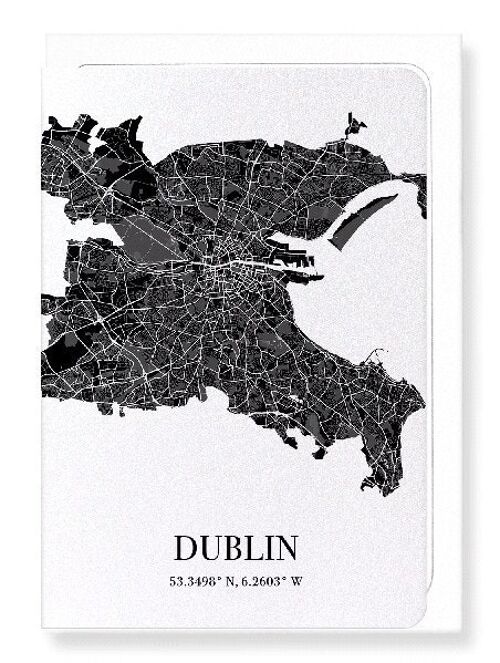 DUBLIN CUTOUT (DARK): Greeting Card