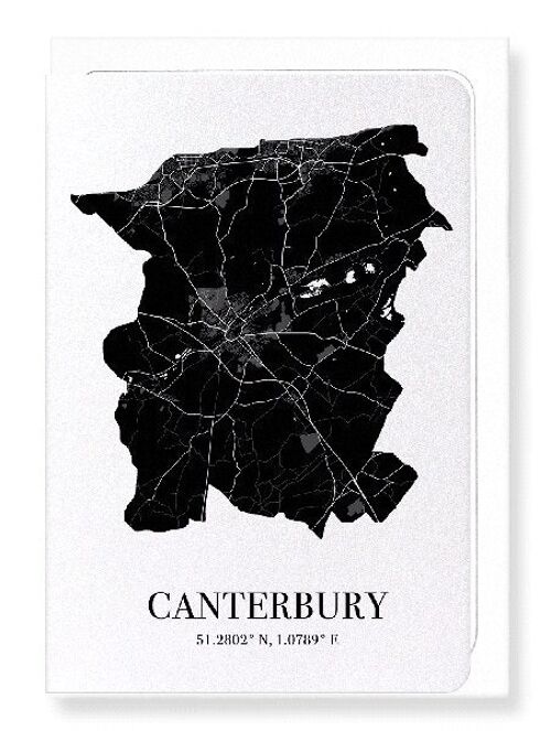 CANTERBURY CUTOUT (DARK): Greeting Card