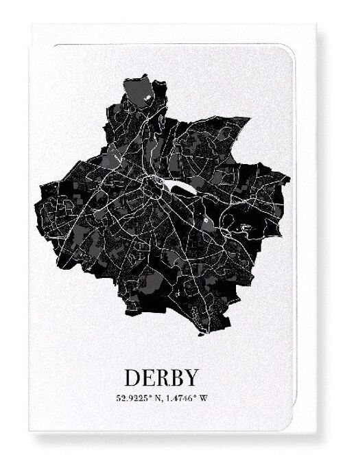DERBY CUTOUT (DARK): Greeting Card