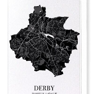 DERBY CUTOUT (DARK): Greeting Card