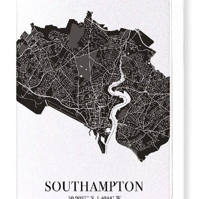 SOUTHAMPTON CUTOUT (DARK): Greeting Card