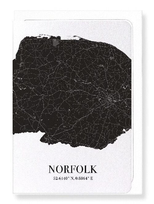 NORFOLK CUTOUT (DARK): Greeting Card