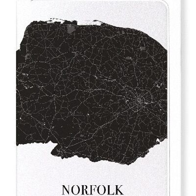 RECORTE DE NORFOLK (OSCURO): Tarjetas de felicitación