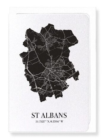 ST. ALBANS CUTOUT (FONCÉ): Carte de vœux 1