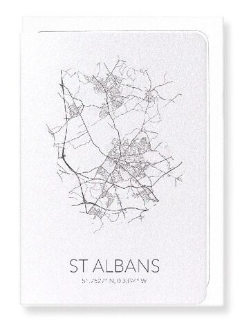 ST. ALBANS CUTOUT (FONCÉ): Carte de vœux 2